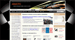 Desktop Screenshot of abmoto.cz