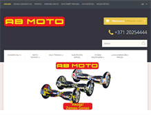 Tablet Screenshot of abmoto.lv